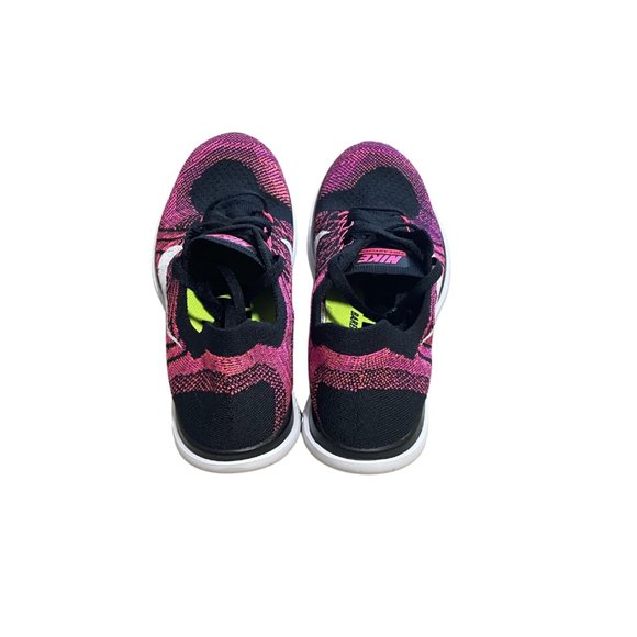 Nike Free 4.0 Flyknit Black and Pink - Size 6.5 - Picture 3 of 5